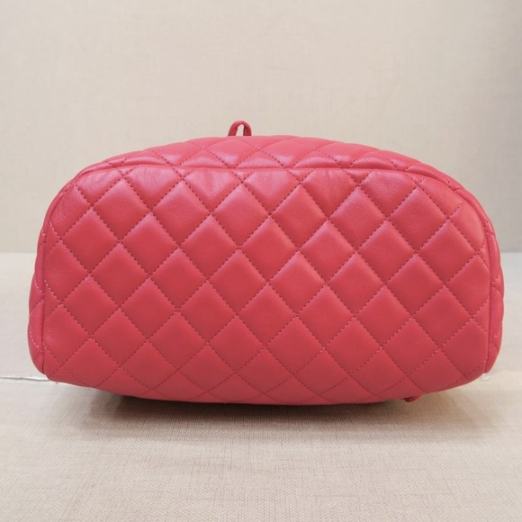 CHANEL Quilted Small Urban Spirit Backpack, Red - Picture 6 of 8